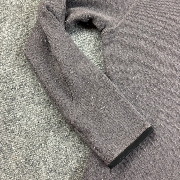 PATAGONIA Women’s Grey/Black Better Sweater 1/4 Zip Fleece Pullover size: Large - Picture 5 of 9